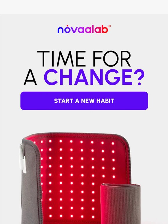 Time for a better habit?