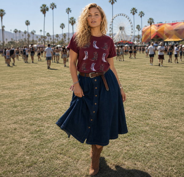 Denim & statement