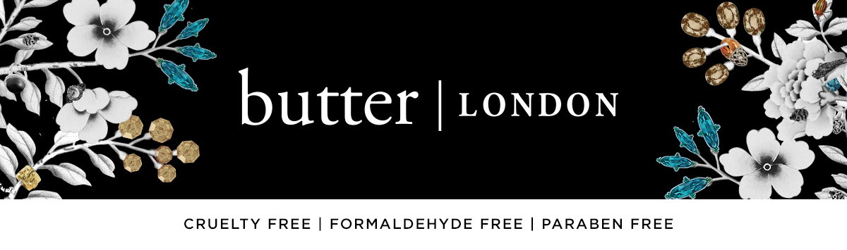 butter | London: Cruelty Free, Formaldehyde Free, Paraben Free