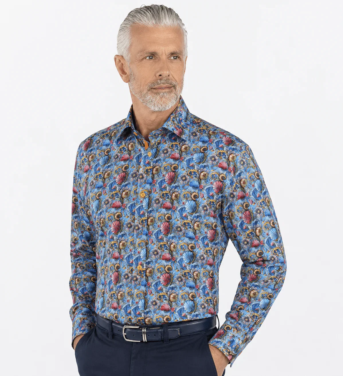 Image of SEASHELLS PRINT SHIRT