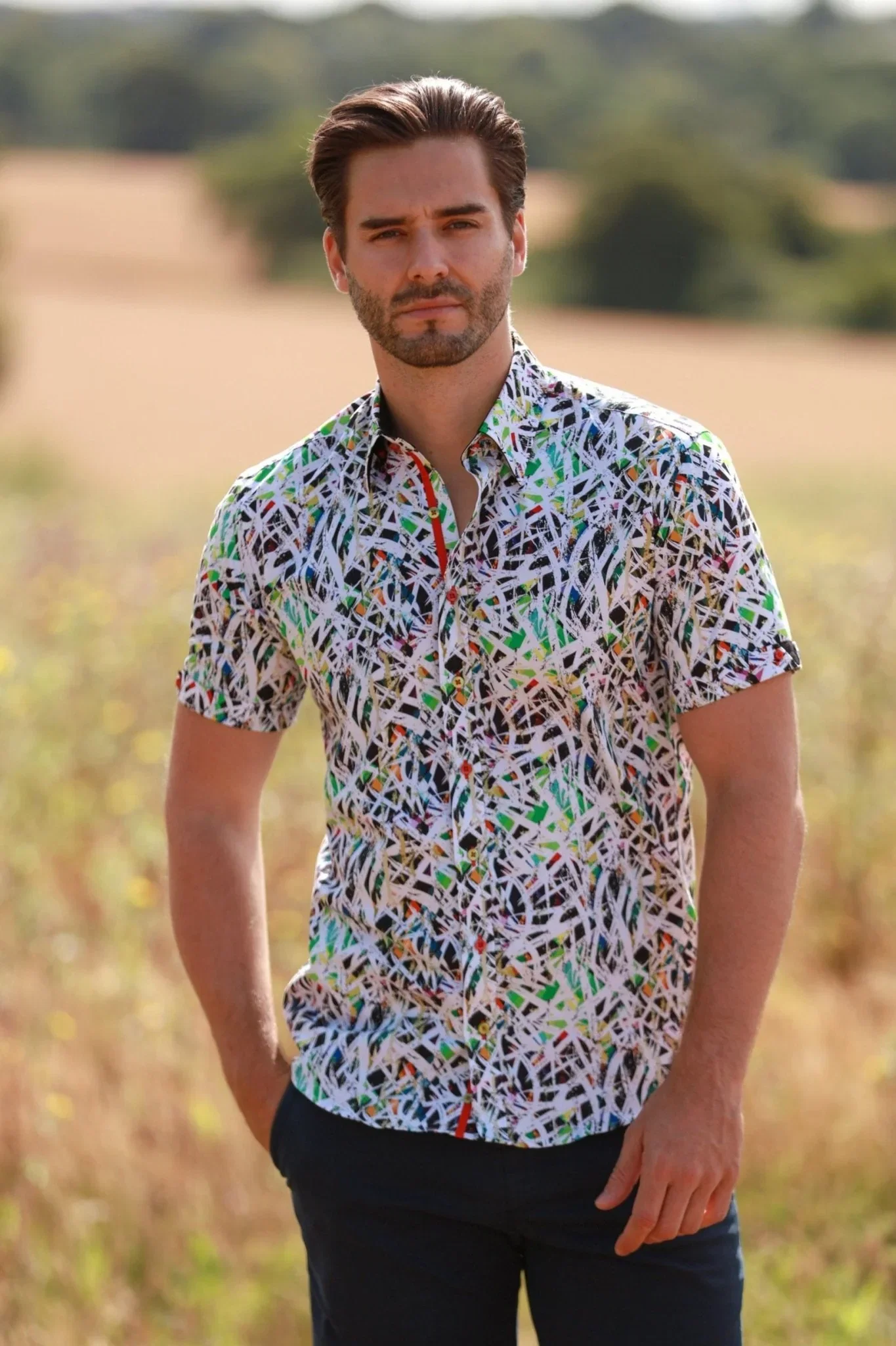 Image of ABSTRACT MEN SHORT SLEEVE