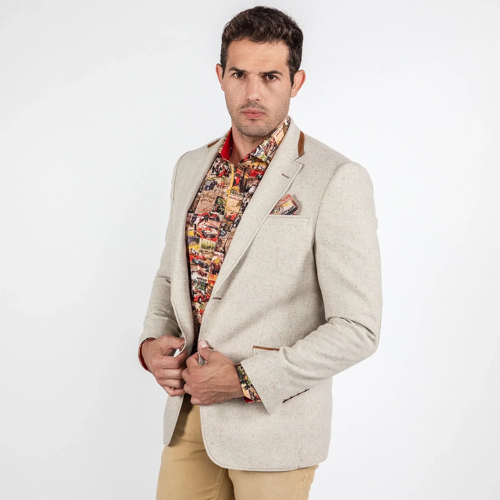 Image of SIGNATURE EQUESTRIAN JACKET WITH MONACO LINING