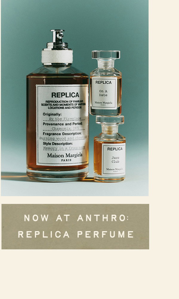 now at anthro: replica perfume