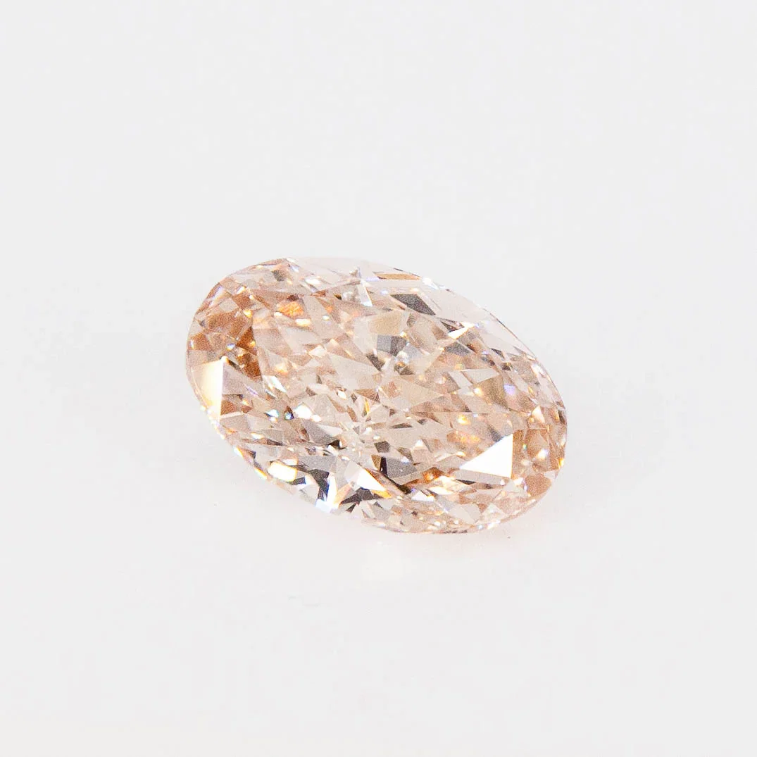 Image of 2.06ct Oval Champagne Lab Diamond