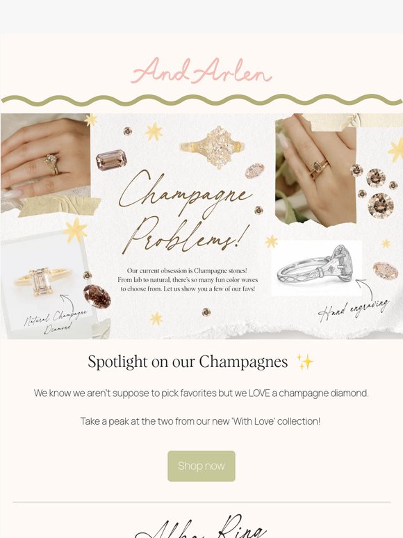 Our sparkliest crush: Champagne Diamonds 💫