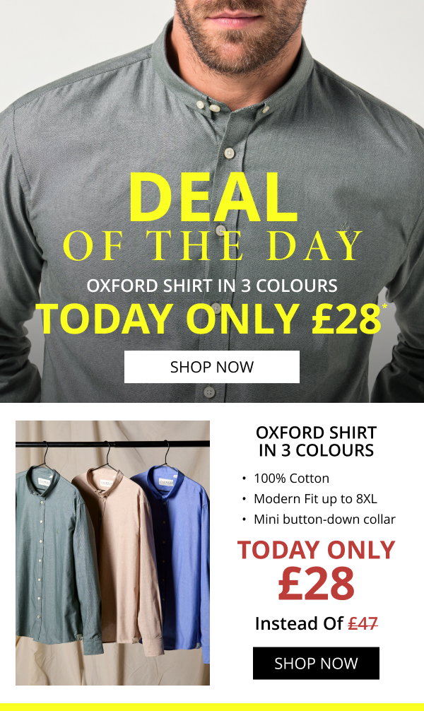DEAL OF THE DAY - Valid on selected items only