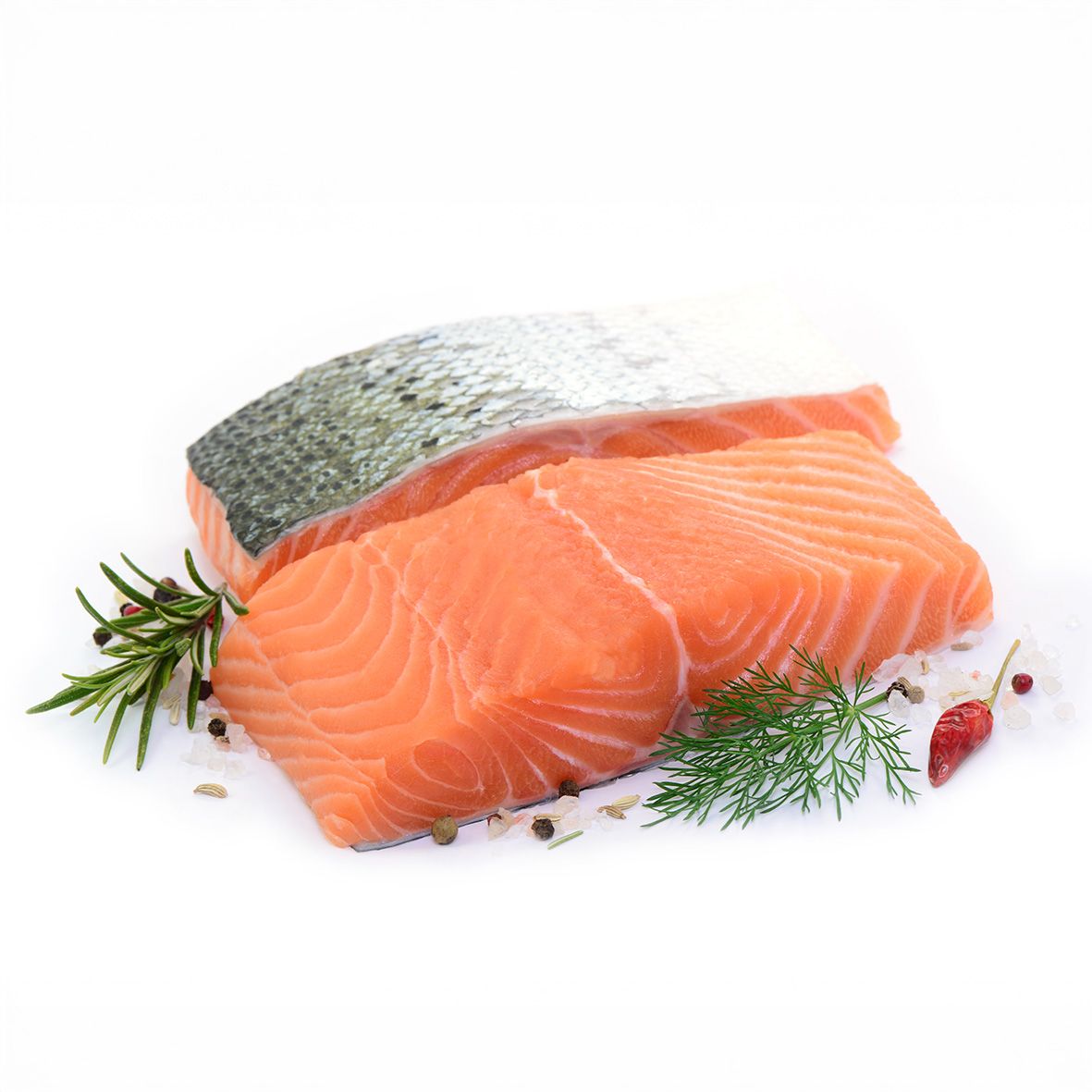 Lachsfilet Portionen 2 Stueck 400 450 g