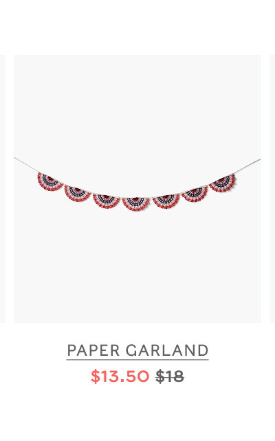 Paper Garland $13.50