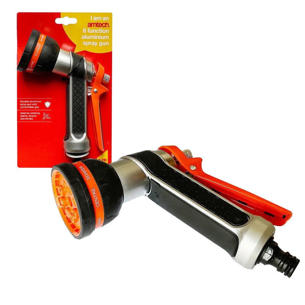 Amtech 8 Function Aluminium Spray Gun - £11.50 delivered