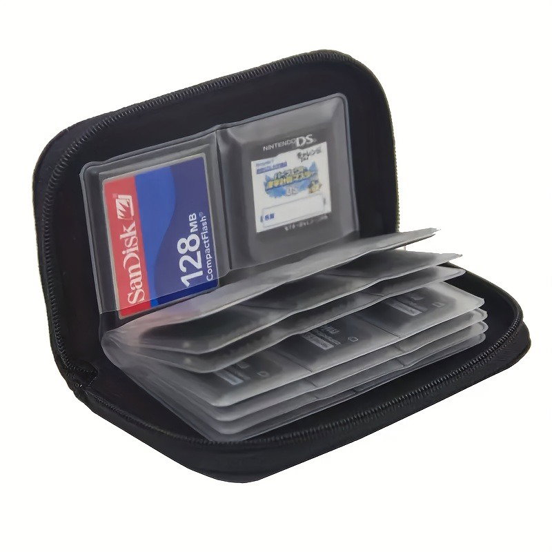 EvoDX Memory Card Storage Organiser Wallet Case - Black - £4.99 delivered