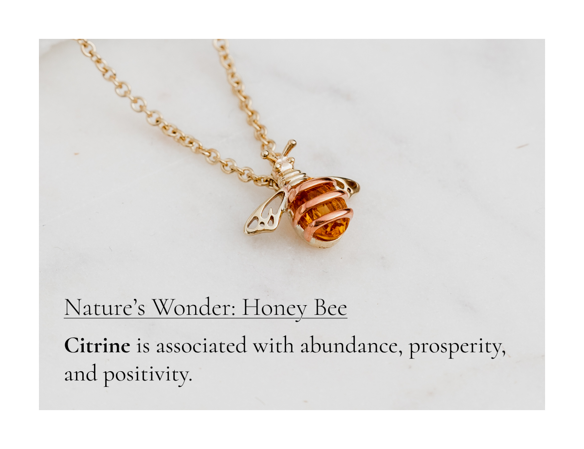 Citrine is associated with abundance, prosperity and positivity.