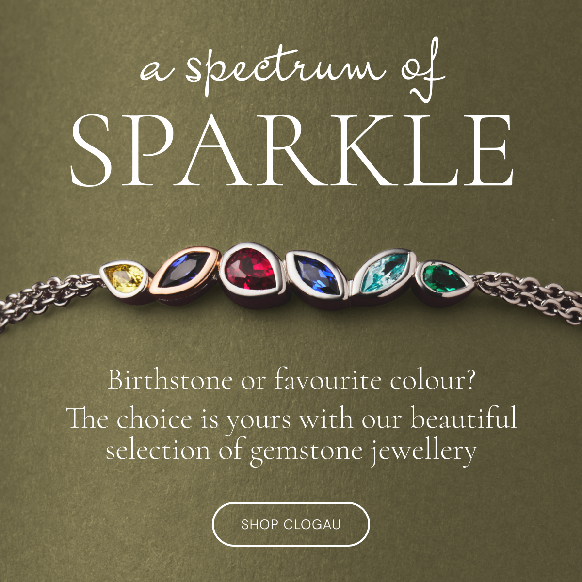 A Spectrum of Sparkle - Cariad® Sterling Silver Lab-Grown Multi-Stone Bracelet