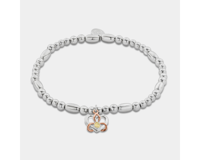Forever Yours Sterling Silver Dwynwen Affinity Bracelet with Opal