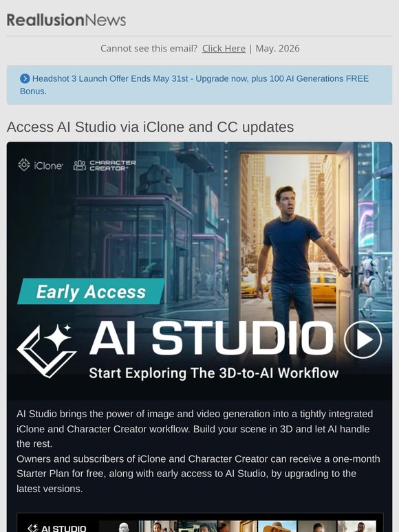 AI Studio Early Access: AI Creation Workflow Empowers 3D Artists