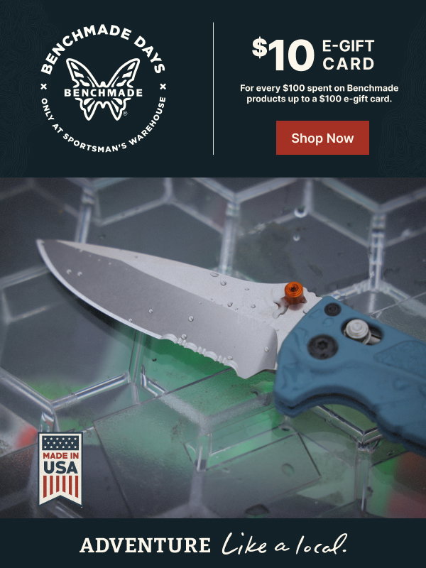 Benchmade Days are Here | Shop Now