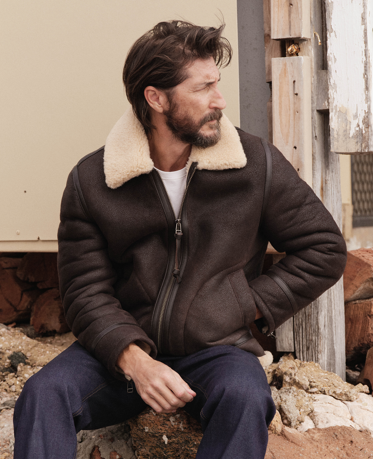 Leather flight jackets