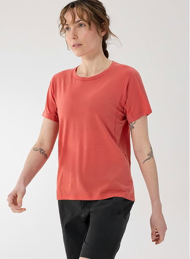 Lana Merino Wool Crew Shirt SS Women's