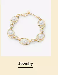 Shop jewelry. Gold and pearl bracelet.