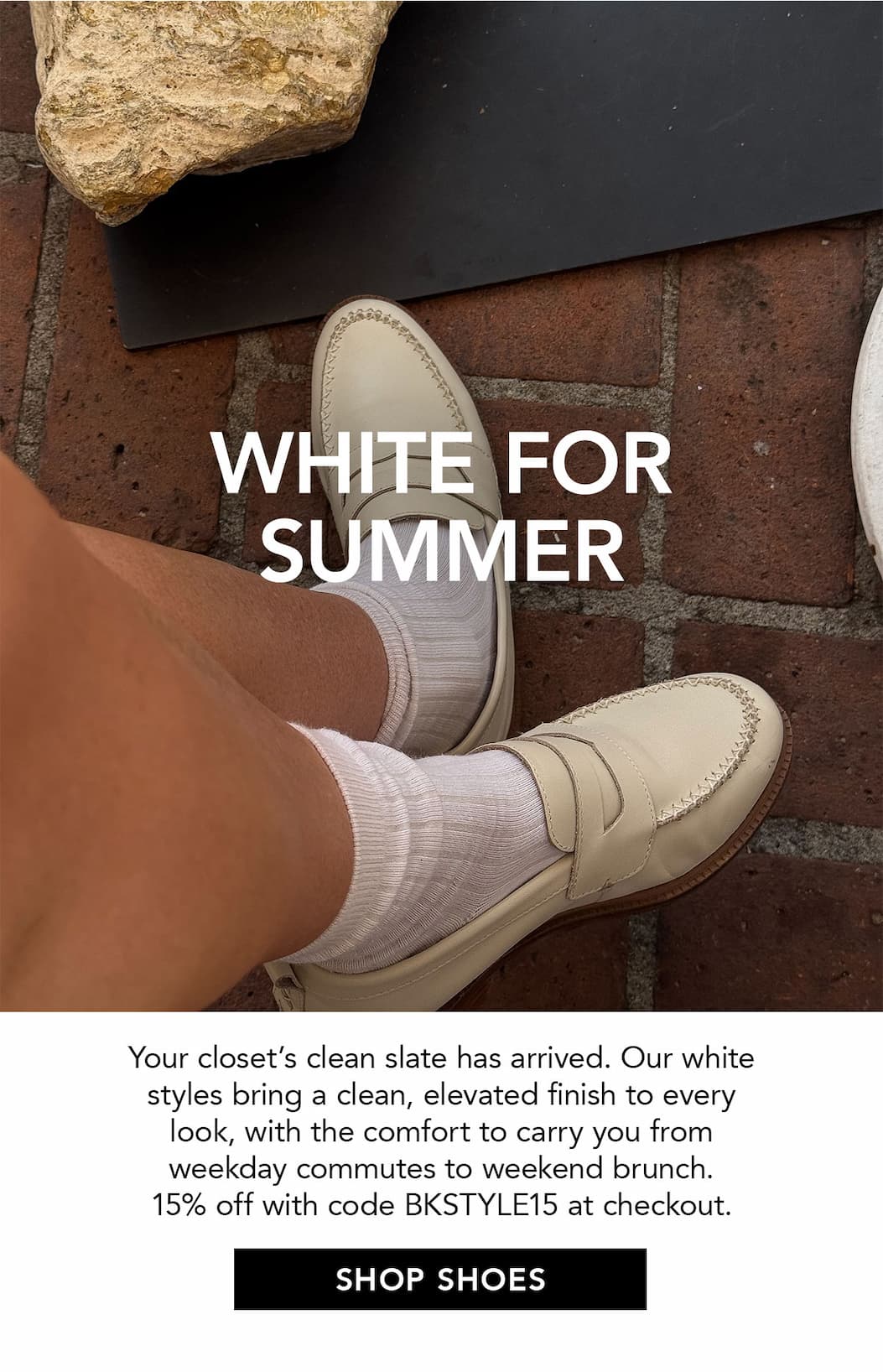 white shoes