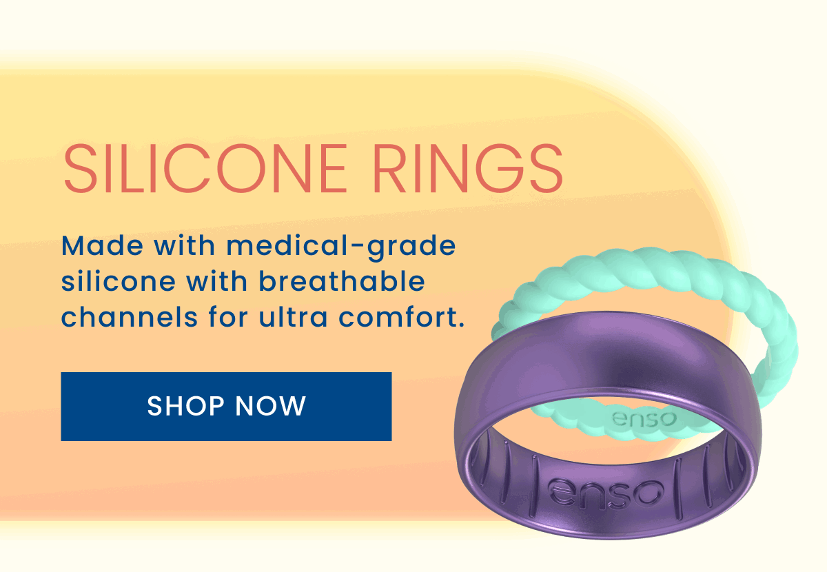 Silicone rings | Made with medical-grade silicone with breathable channels for ultra comfort. Shop now