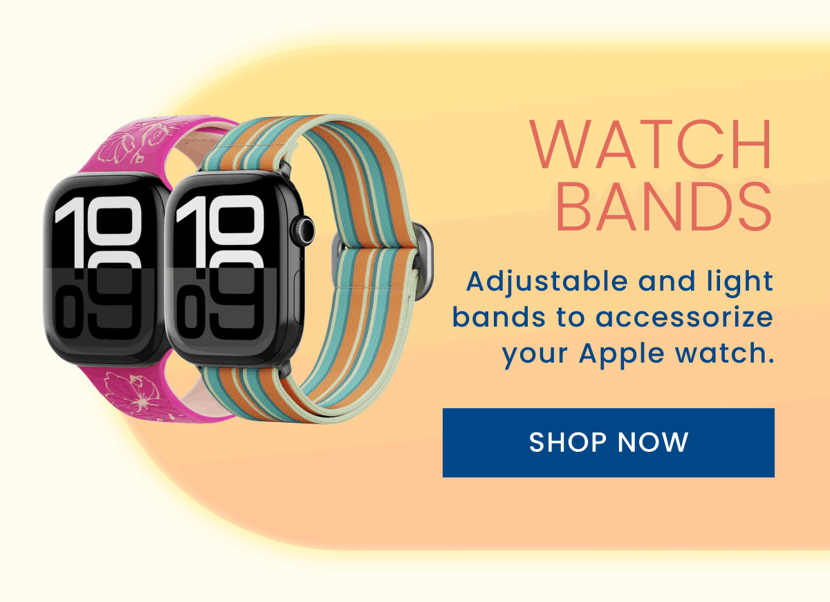 Watch bands | Adjustable and light bands to accessorize your Apple watch. Shop now