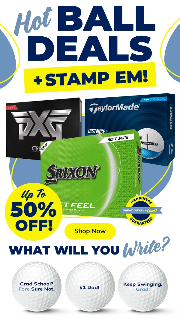 Golf Ball DEALS + Stamp 'Em TOO! - Shop NOW!