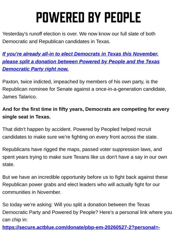We now know our full slate of both Democratic and Republican candidates in Texas.