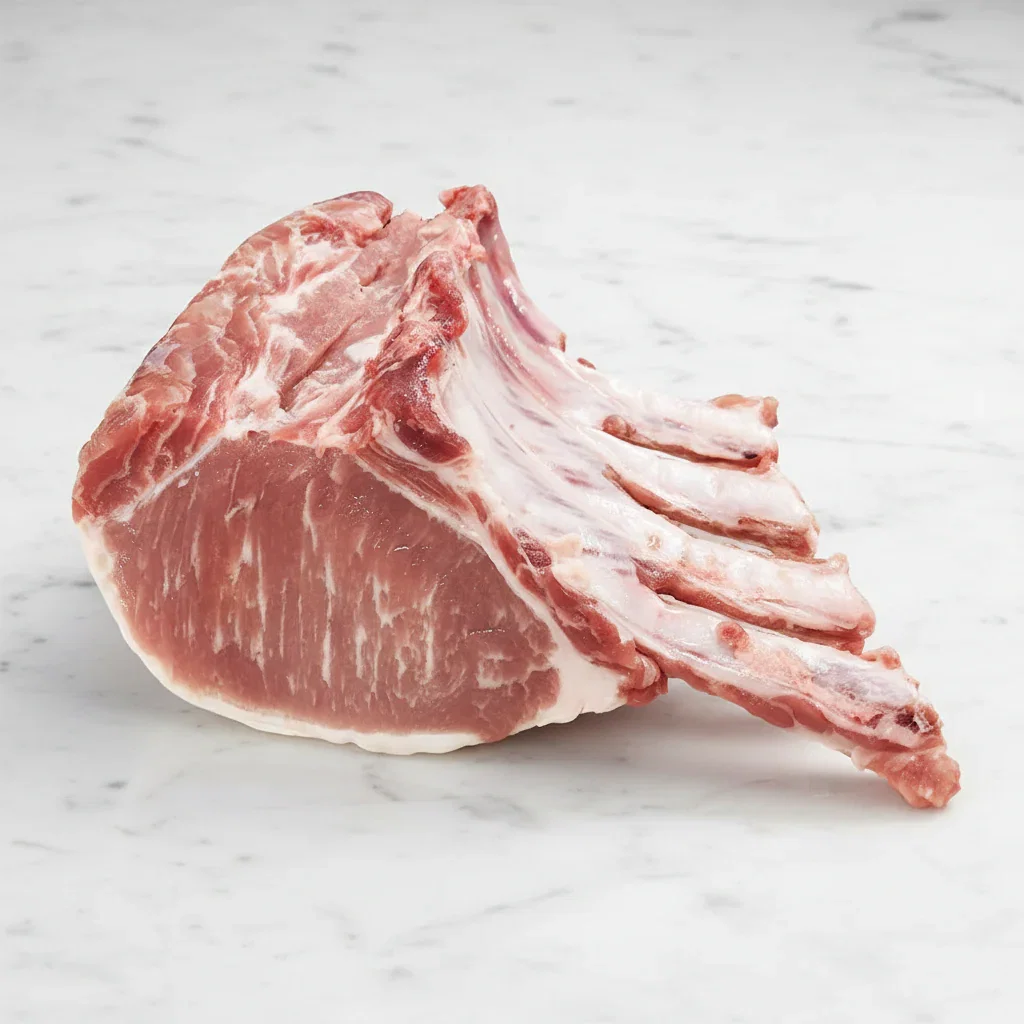 Image of Iberico French-Trim Rib Rack, Frozen, 5 bones, +/-1kg