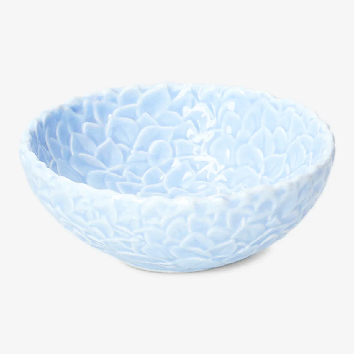 Image of Blue hydrangea flower bowl - 8 cm