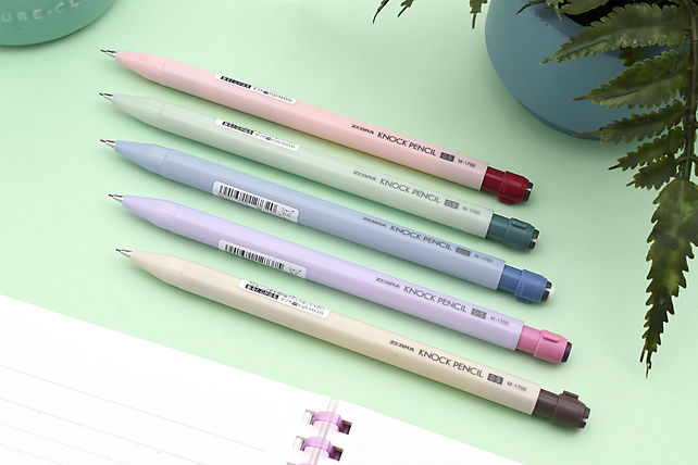 Zebra M-1700 Knock Shaker Mechanical Pencils