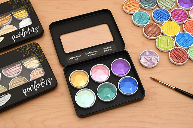 Restocked: Coliro Pearl Watercolor Palettes