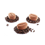 Image of Pavoni  Pavoflex Silicone Mold, Coffee Bean