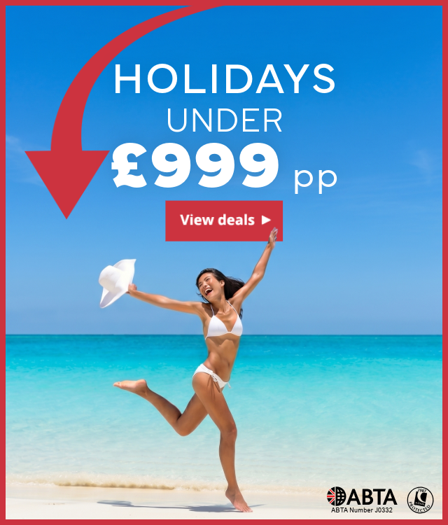 Holidays under £999 pp