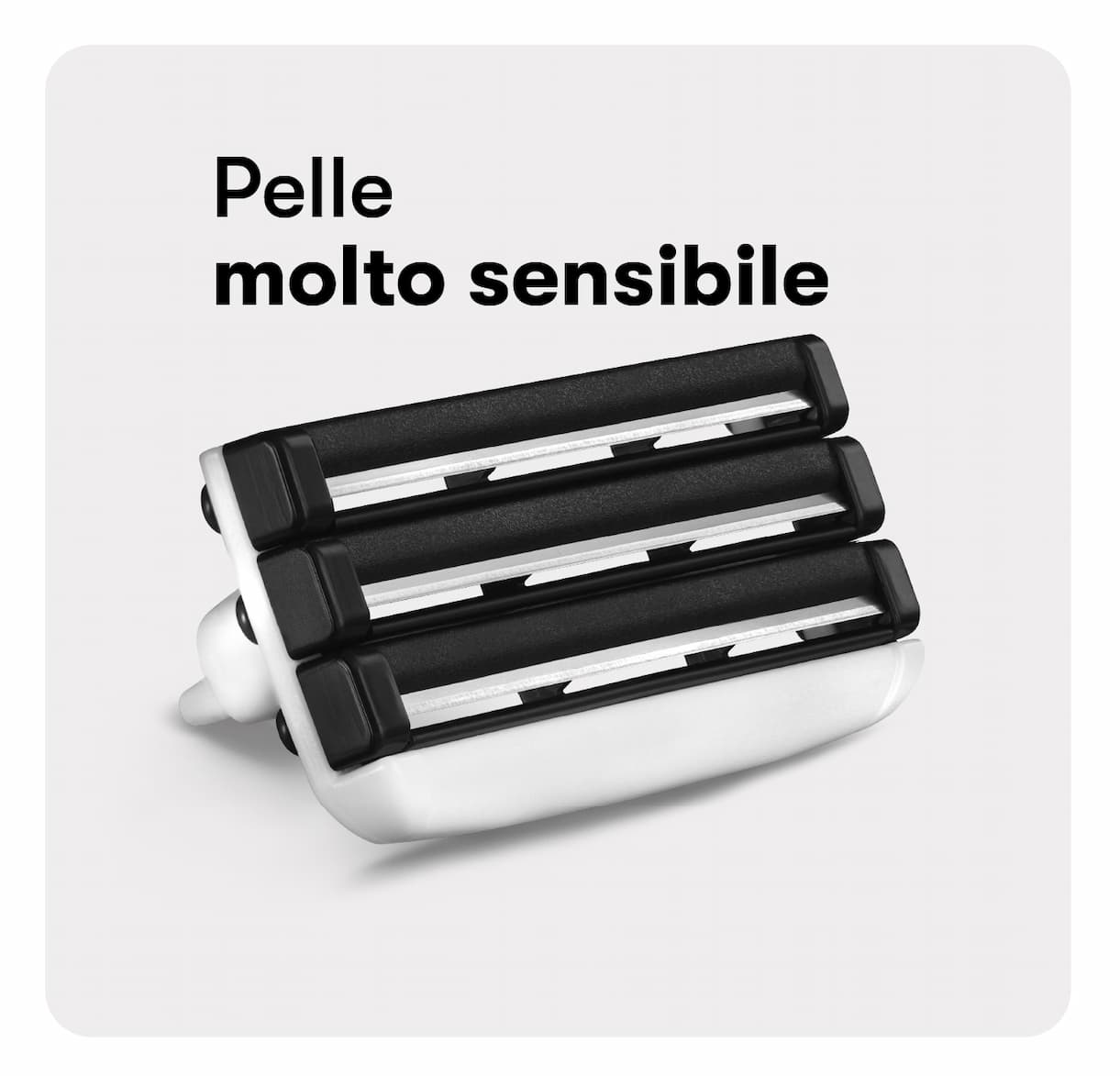 Pelle molto sensibile