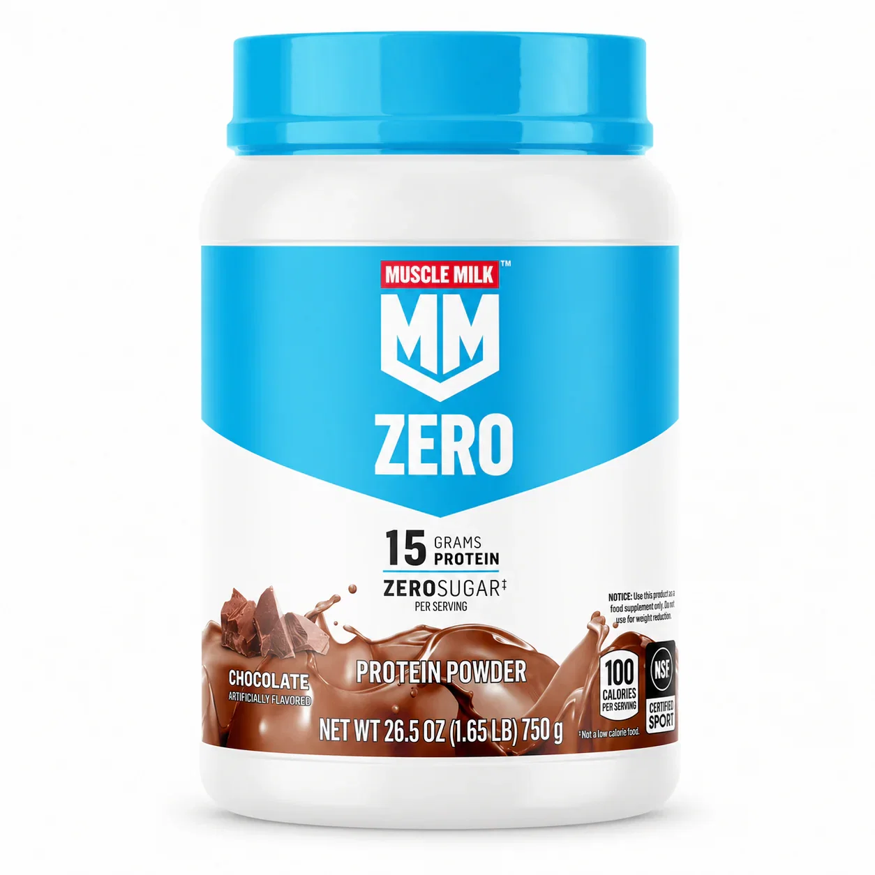 Muscle Milk Zero Protein Powder 1.65lbs