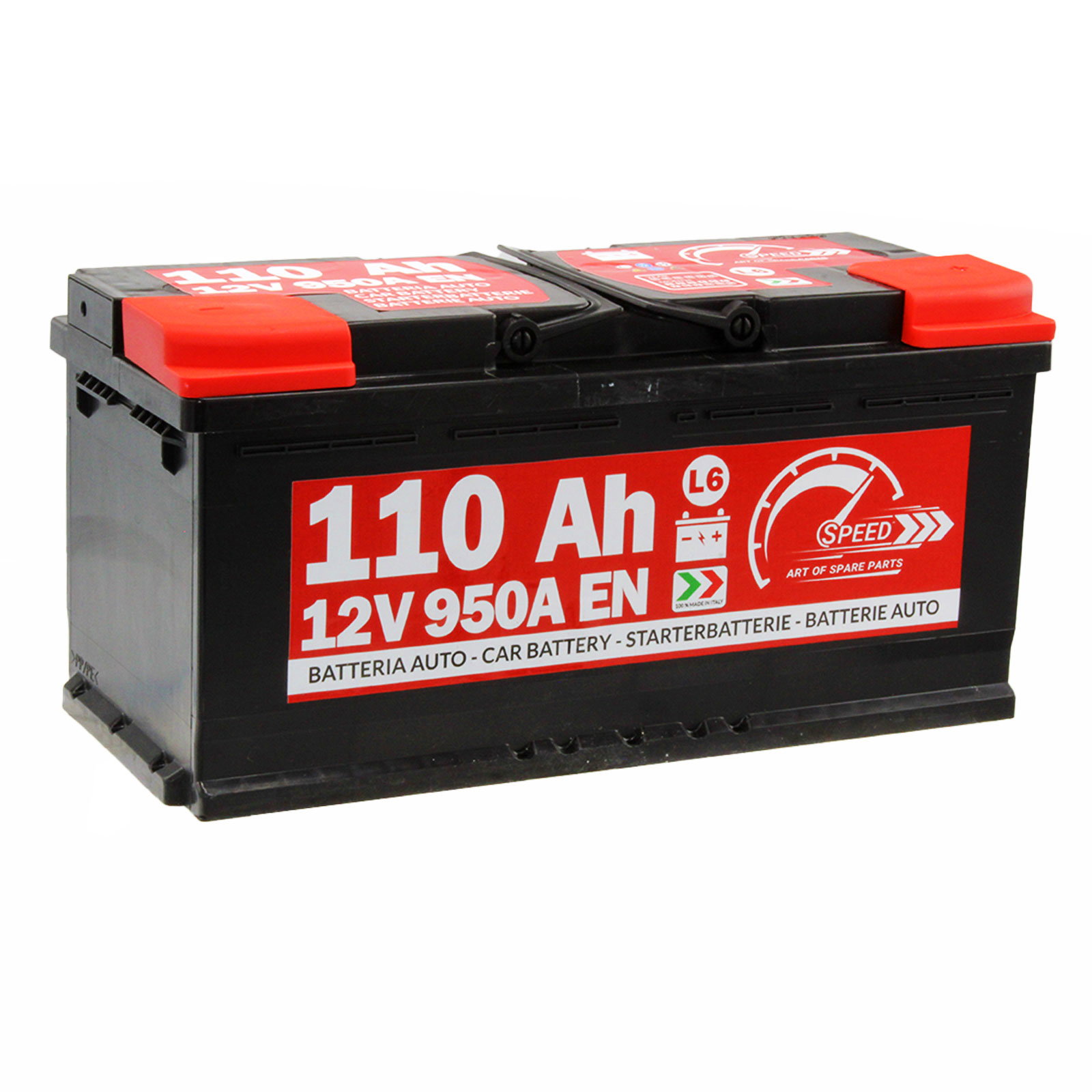 Batteria auto Speed 110Ah L6 950A 12V BMW Serie 5