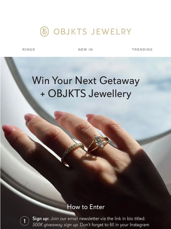 Win £750/$1000 luxury hotel getaway + FREE jewels ✨