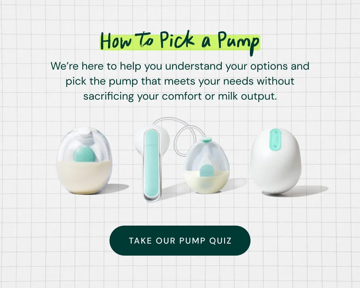 Take our pump quiz cta