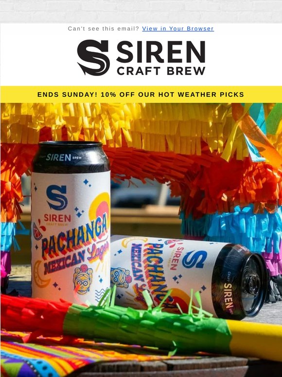 Sun 🌞 + Pay Day 💸 = SIREN 🍺