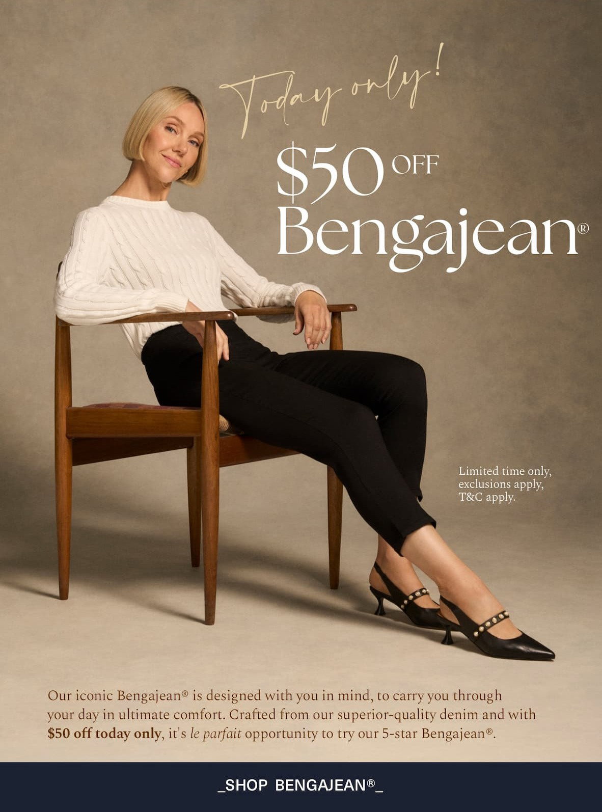 $50 off Full-Price Bengajean