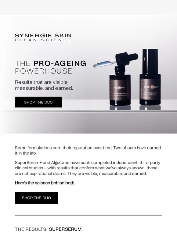 SuperSerum+ & AlgiZome: The Science Behind The Synergy 🔬