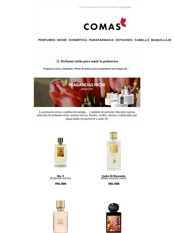Fragancias niche para estrenar la primavera 🌷