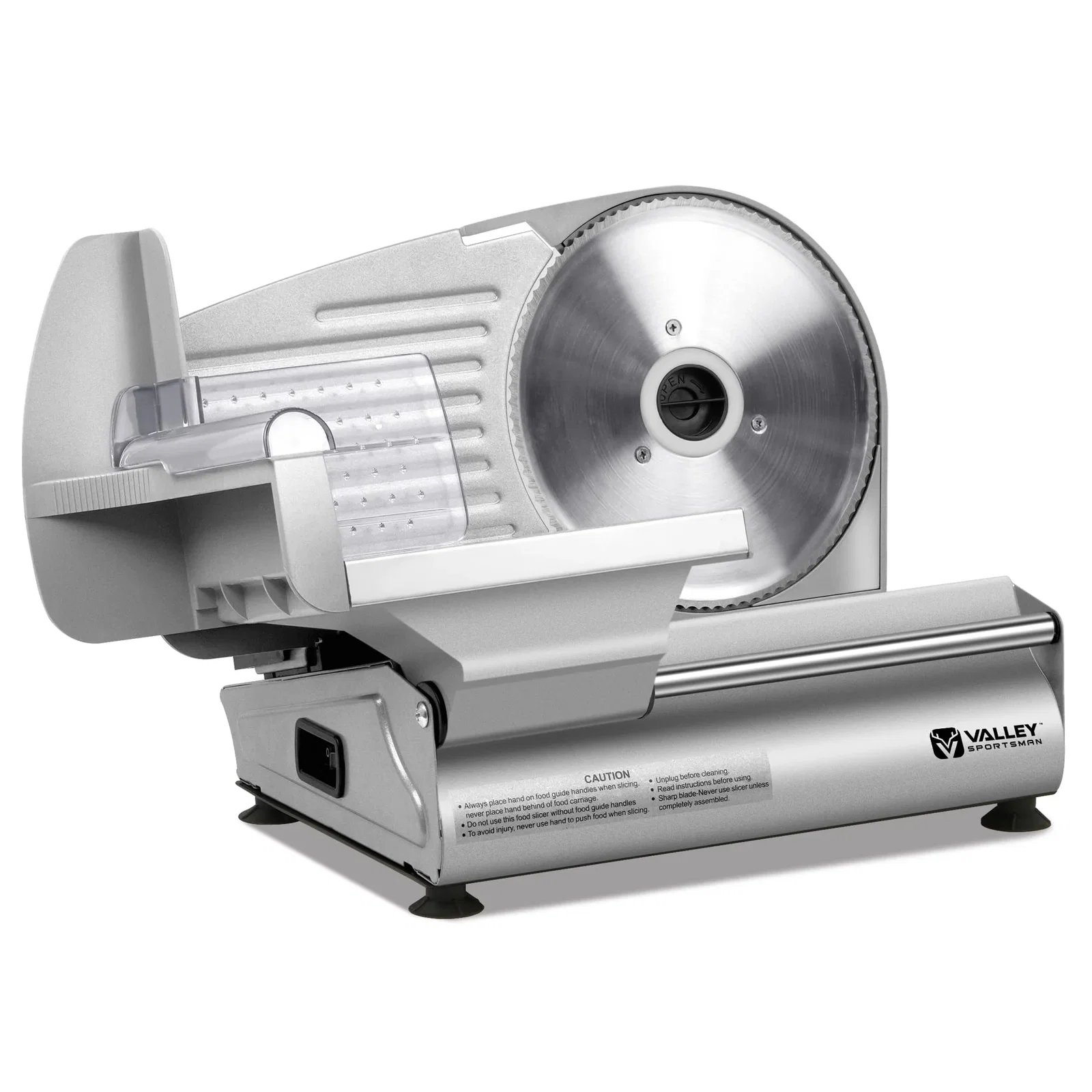 Image of Valley Sportsman Meat Slicer Machine for Home - Electric Food Slicer with 7.5