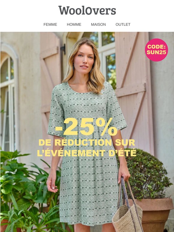 Économisez 25% sur une sélection d'articles