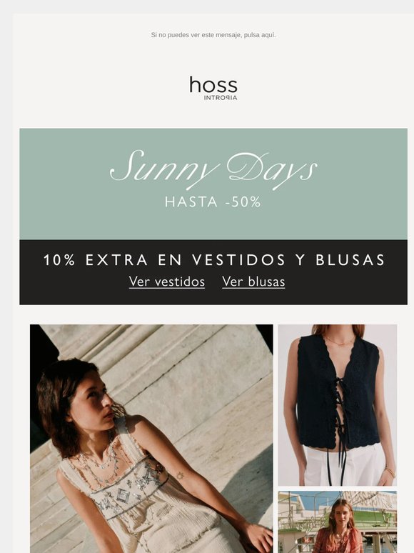 10% EXTRA en blusas y vestidos 🎁 Solo hasta el domingo