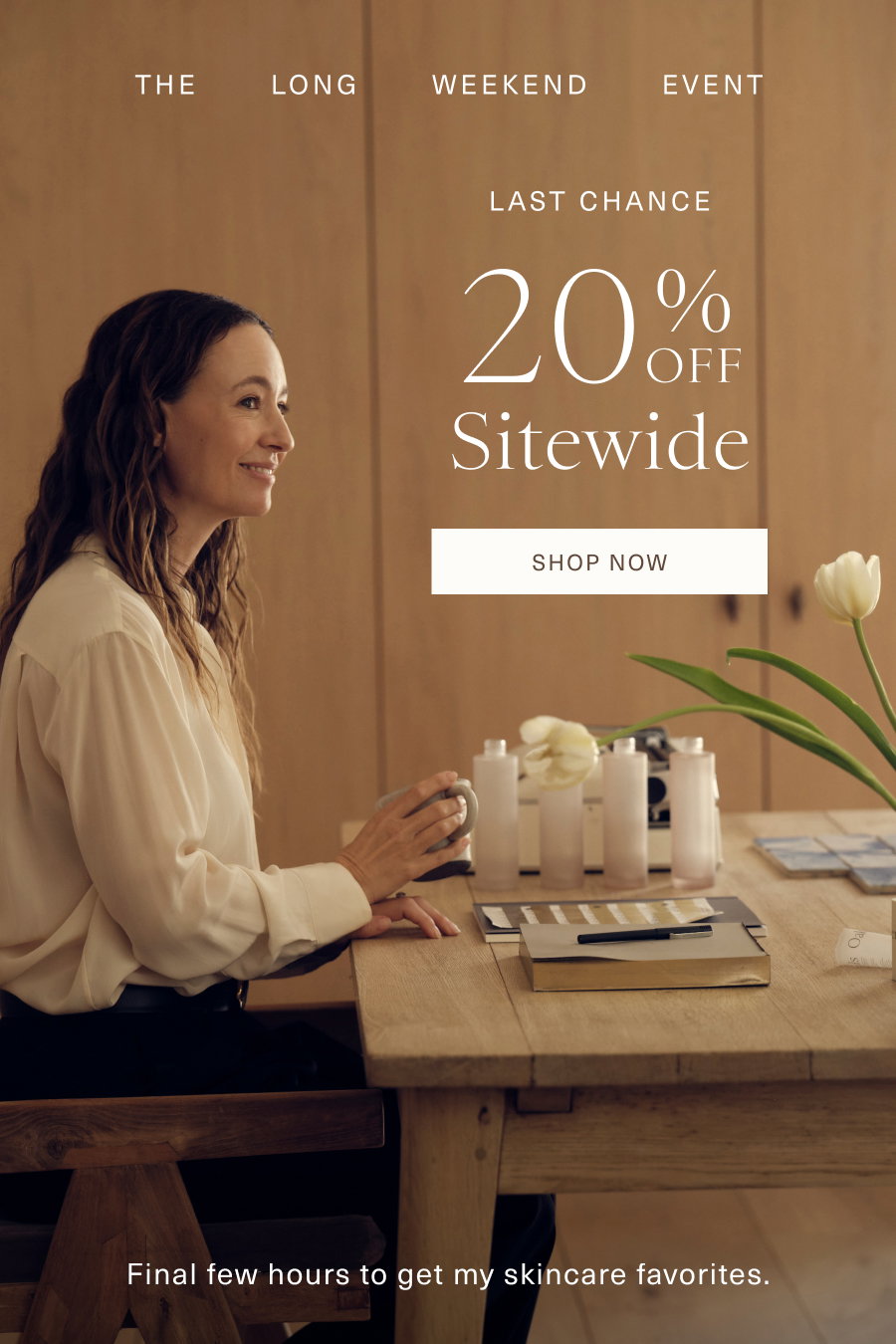 Spring Skin Event: 20% Off Sitewide