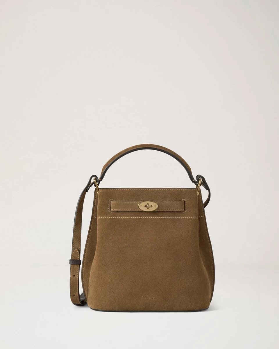 Islington Bucket in Salcombe Sand Suede