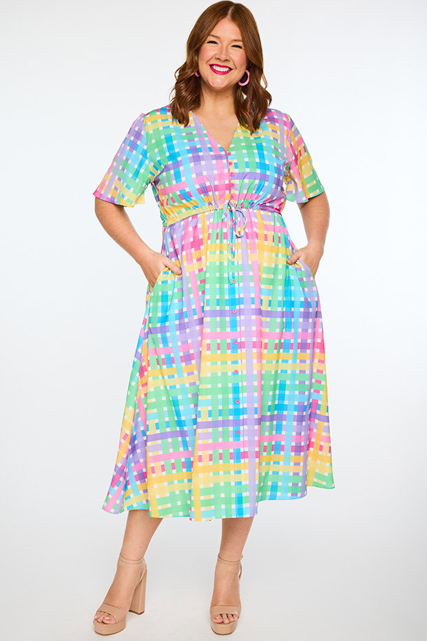 Marley Rainbow Weave Dress