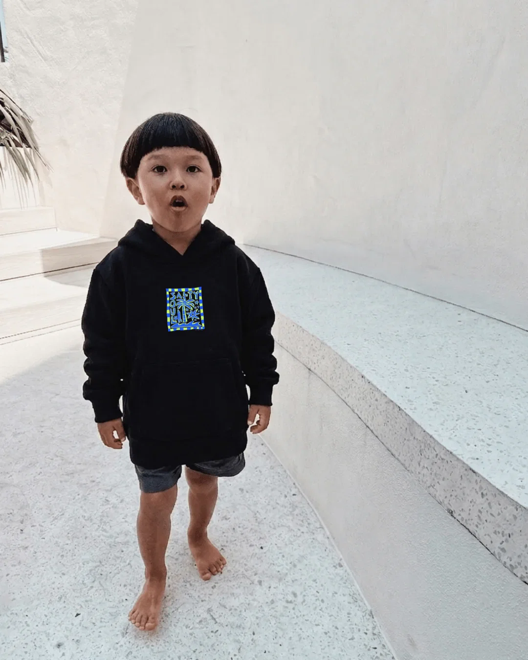 Image of Salty Soul Hoodie-  Black