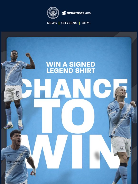 Win a signed legend shirt with SportsBreaks!